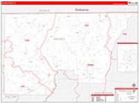 Holmes, Fl Carrier Route Wall Map
