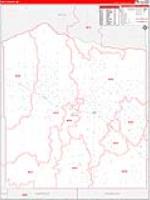 Holt, Ne Carrier Route Wall Map