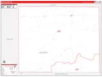 Hooker, Ne Carrier Route Wall Map
