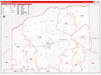 Hopkins, Tx Carrier Route Wall Map