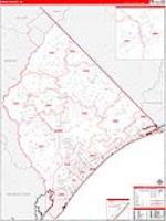 Horry, Sc Carrier Route Wall Map