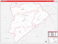 Houston, Tx Carrier Route Wall Map