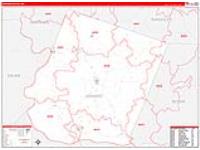 Howard, Mo Carrier Route Wall Map