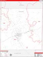 Howard, Tx Carrier Route Wall Map