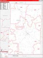 Howell, Mo Carrier Route Wall Map