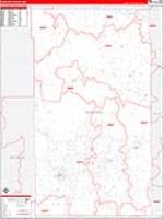 Hubbard, Mn Carrier Route Wall Map
