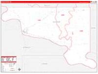 Hughes, Sd Carrier Route Wall Map