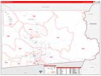 Imperial, Ca Carrier Route Wall Map