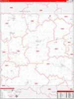 Ionia, Mi Carrier Route Wall Map