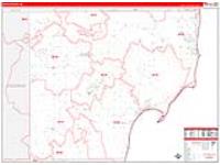 Iosco, Mi Carrier Route Wall Map