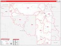Iron, Mo Carrier Route Wall Map