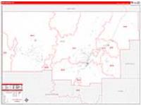 Iron, Ut Carrier Route Wall Map