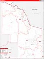 Iron, Wi Carrier Route Wall Map