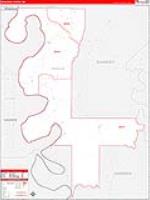 Issaquena, Ms Carrier Route Wall Map