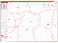 Jackson, Mn Carrier Route Wall Map