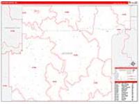 Jackson, Sd Carrier Route Wall Map