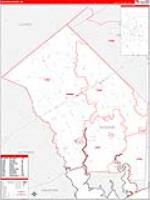 Jackson, Tx Carrier Route Wall Map