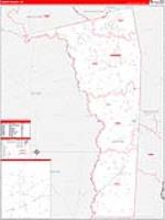 Jasper, Tx Carrier Route Wall Map