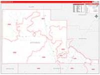 Jefferson, Id Carrier Route Wall Map