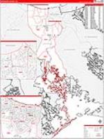 Jefferson Parish (), La Carrier Route Wall Map
