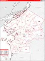 Jefferson, Ny Carrier Route Wall Map