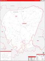 Jenkins, Ga Carrier Route Wall Map