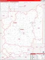 Jennings, In Carrier Route Wall Map