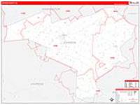 Johnson, Ga Carrier Route Wall Map