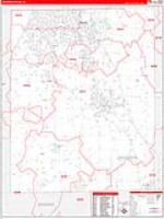 Johnson, In Carrier Route Wall Map