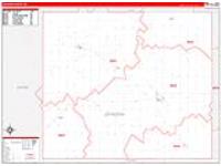 Johnson, Ne Carrier Route Wall Map