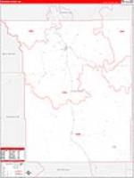 Johnson, Wy Carrier Route Wall Map