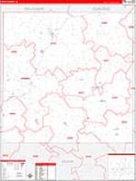 Jones, Ia Carrier Route Wall Map