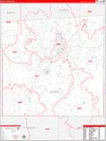 Jones, Ms Carrier Route Wall Map