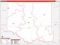 Jones, Sd Carrier Route Wall Map