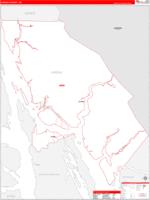 Juneau Borough (), Ak Wall Map