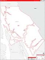 Juneau Borough (), Ak Carrier Route Wall Map