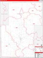 Kanabec, Mn Carrier Route Wall Map