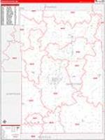 Kandiyohi, Mn Carrier Route Wall Map