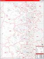 Kane, Il Carrier Route Wall Map