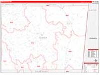 Kemper, Ms Carrier Route Wall Map