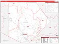 Kendall, Tx Carrier Route Wall Map