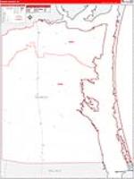 Kenedy, Tx Carrier Route Wall Map