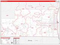Kenosha, Wi Carrier Route Wall Map