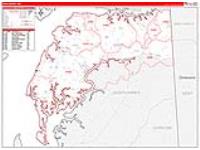 Kent, Md Carrier Route Wall Map