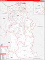 Kenton, Ky Carrier Route Wall Map
