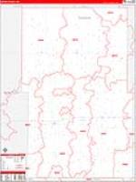 Kidder, Nd Carrier Route Wall Map