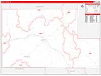 Kimble, Tx Carrier Route Wall Map