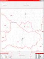 Kingfisher, Ok Carrier Route Wall Map