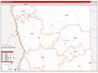 Kittson, Mn Carrier Route Wall Map