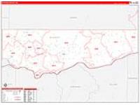 Klickitat, Wa Carrier Route Wall Map